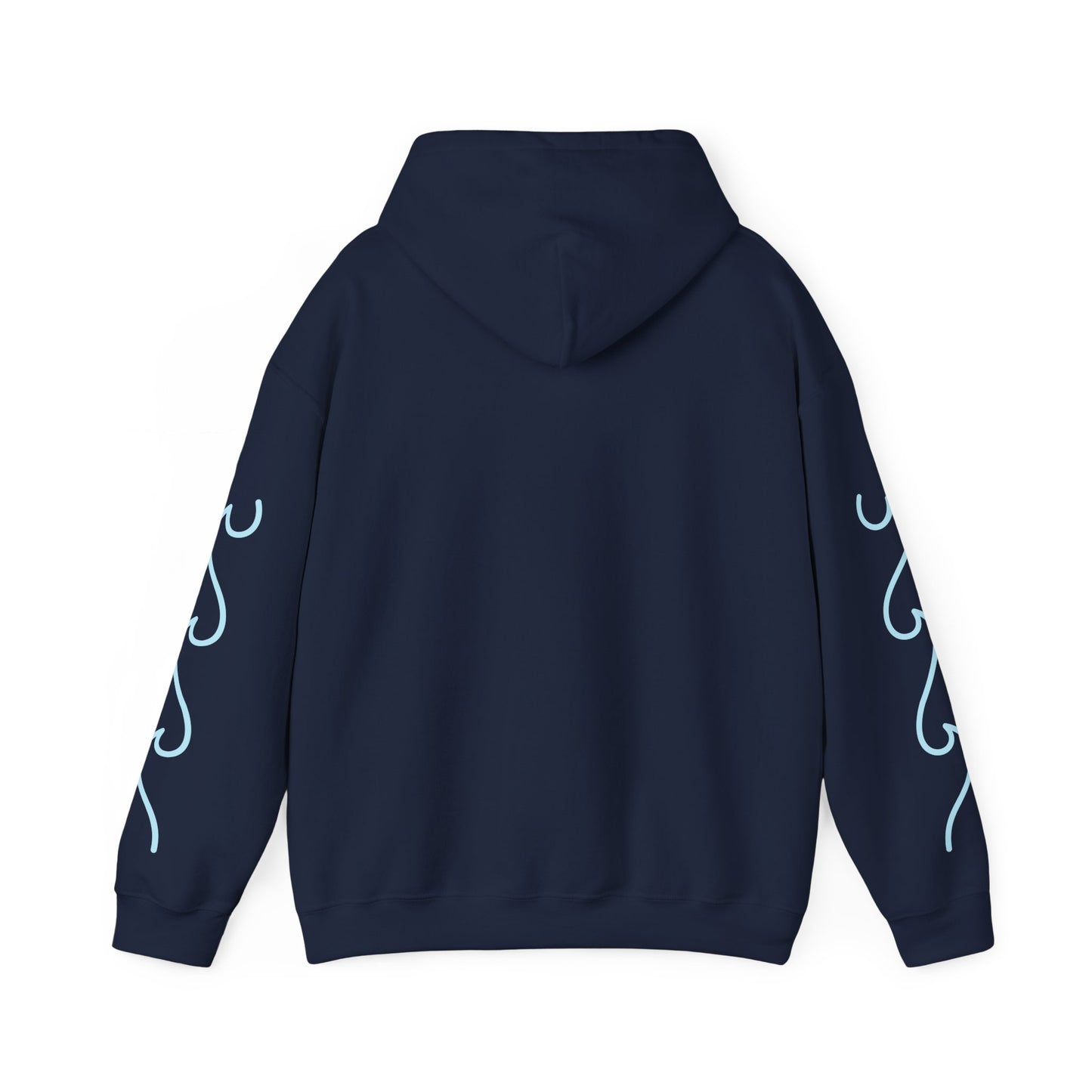 Riptides Hooded Sweatshirt with Wave