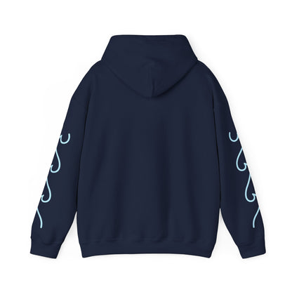 Riptides Hooded Sweatshirt with Wave