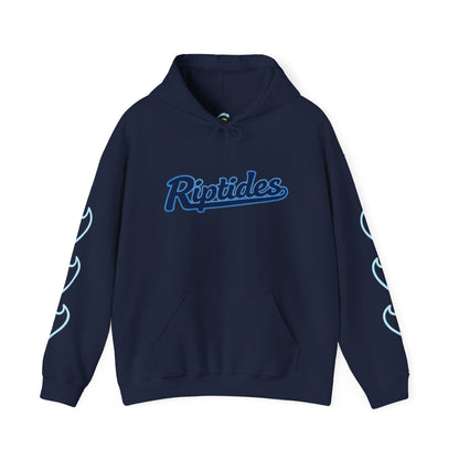 Riptides Hooded Sweatshirt with Wave
