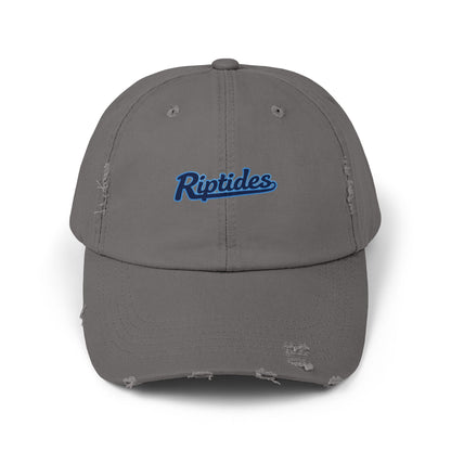 Distressed Cap with Riptides Logo