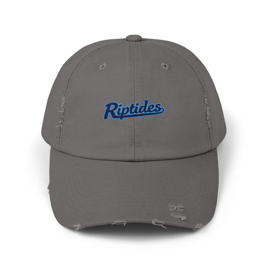 Distressed Cap with Riptides Logo