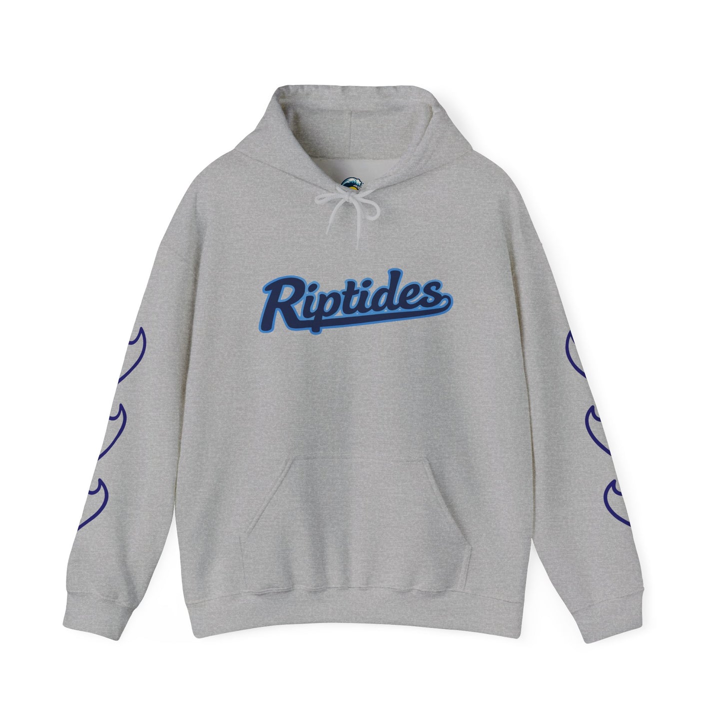 Riptides Hooded Sweatshirt with Wave