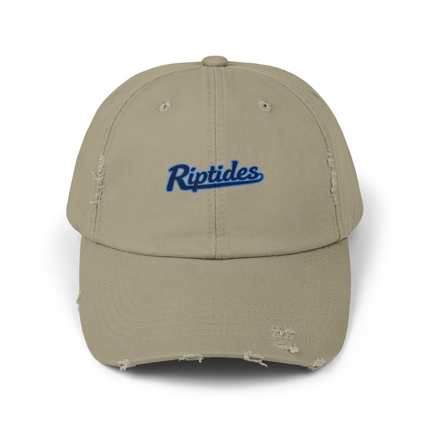 Distressed Cap with Riptides Logo
