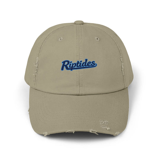 Distressed Cap with Riptides Logo